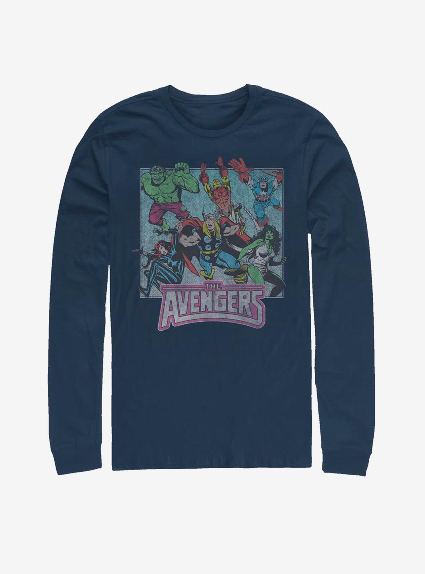 Marvel Avengers Boxed In Long-Sleeve T-Shirt, , hi-res
