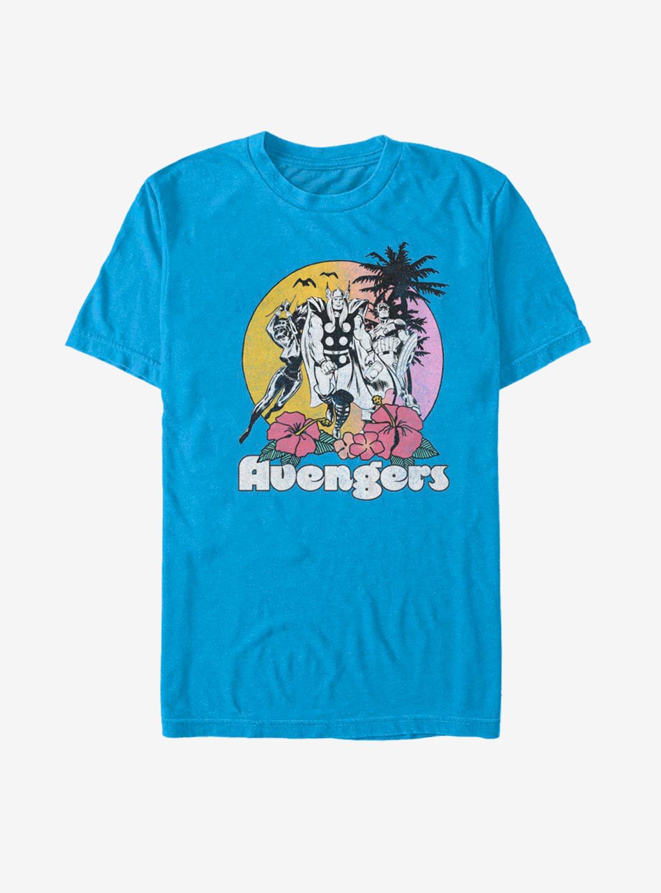 Marvel Avengers Trifecta Palm Tree T-Shirt, , hi-res