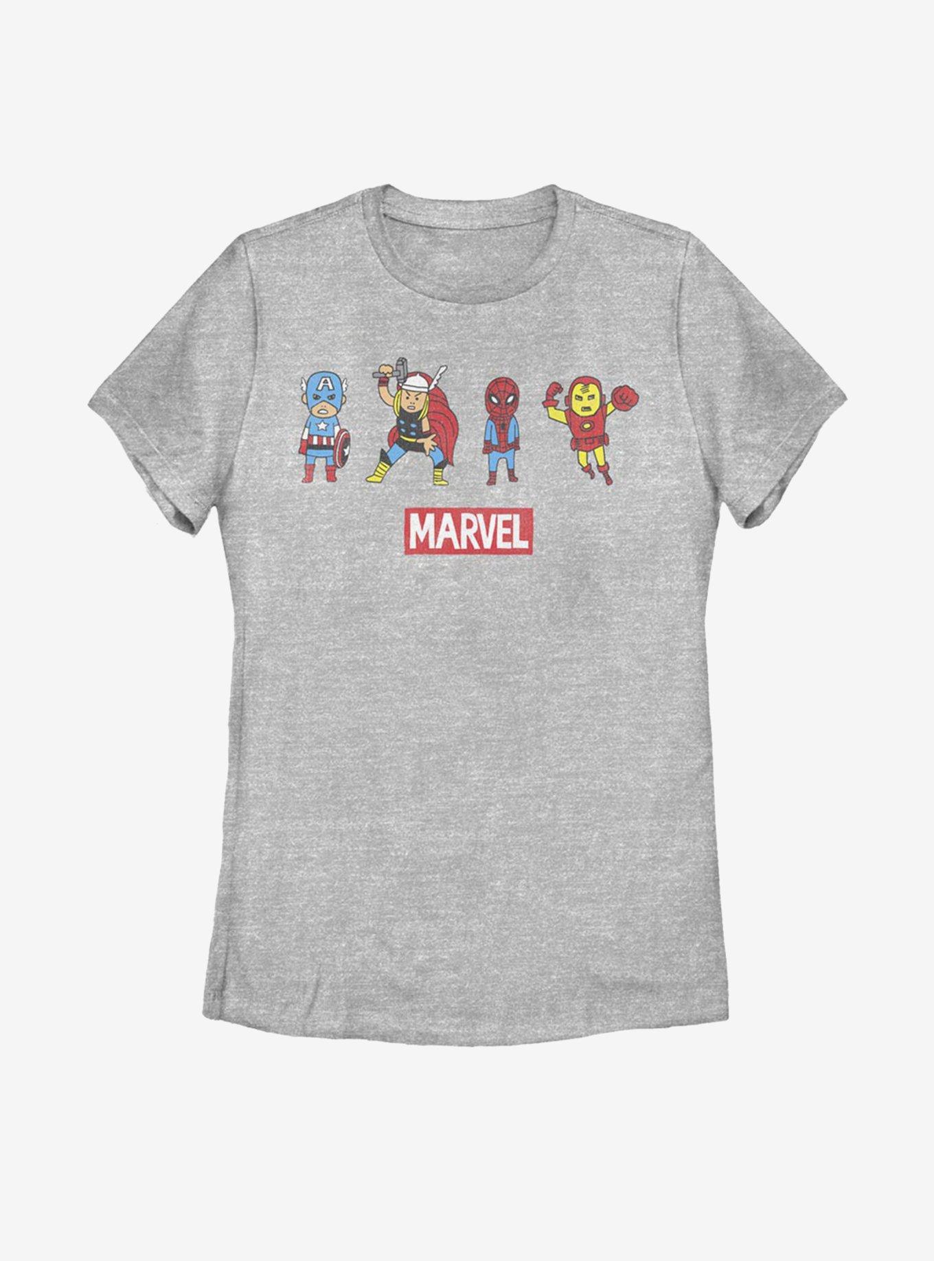 Marvel Avengers Pop Art Group Womens T-Shirt, , hi-res