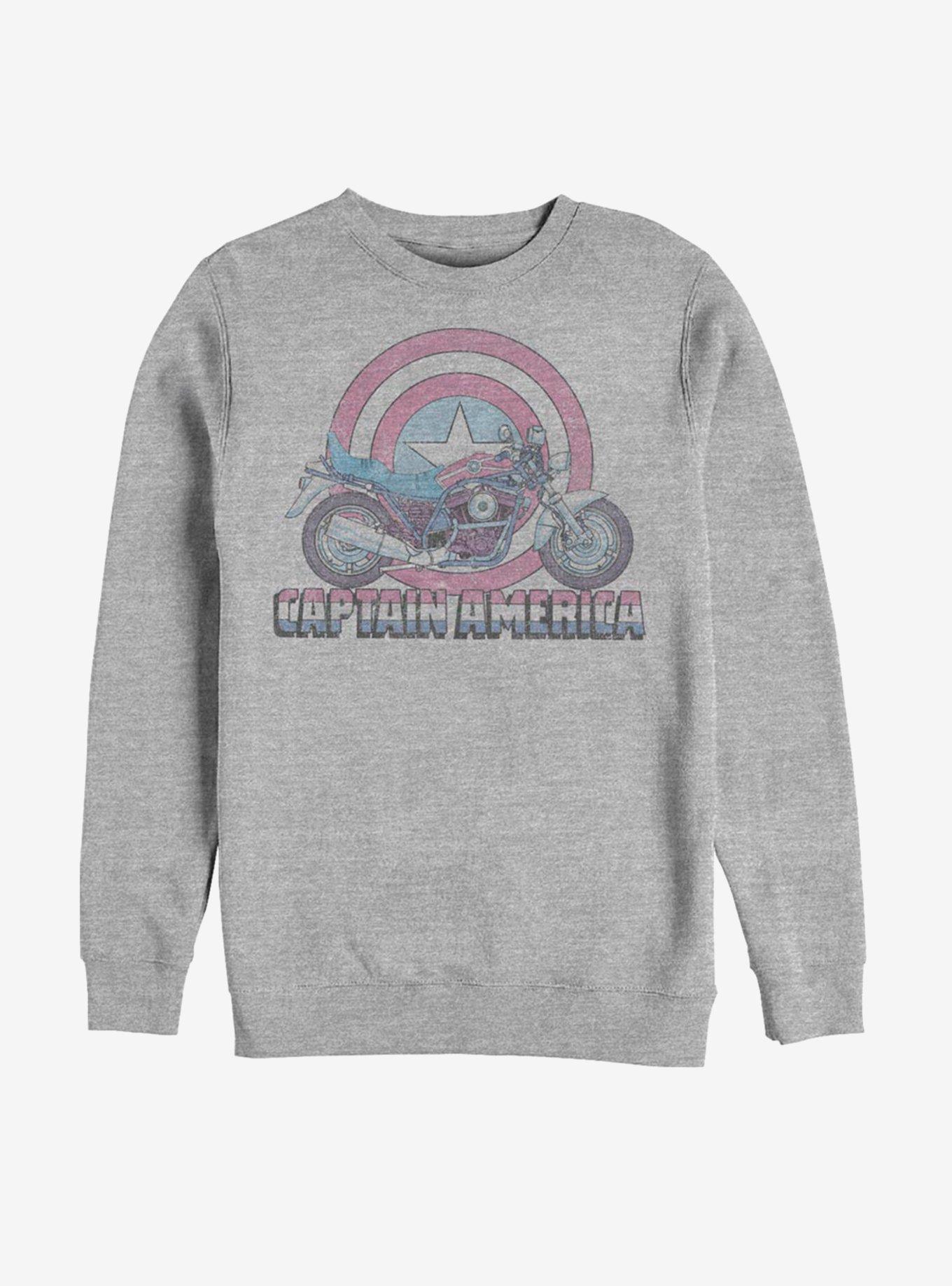 Marvel Captain America Motorcycle Sweatshirt, , hi-res
