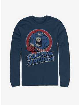 Marvel Captain America Vintage Long-Sleeve T-Shirt, , hi-res