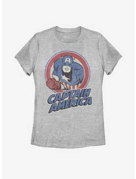 Marvel Captain America Vintage Womens T-Shirt, , hi-res