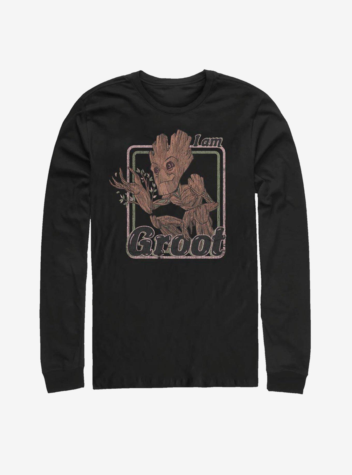 Marvel Guardians Of The Galaxy Vintage I Am Groot Long-Sleeve T-Shirt, , hi-res