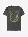 Marvel Guardians Of The Galaxy Grunge Groot T-Shirt, CHARCOAL, hi-res