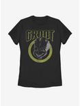 Marvel Guardians Of The Galaxy Grunge Groot Womens T-Shirt, BLACK, hi-res