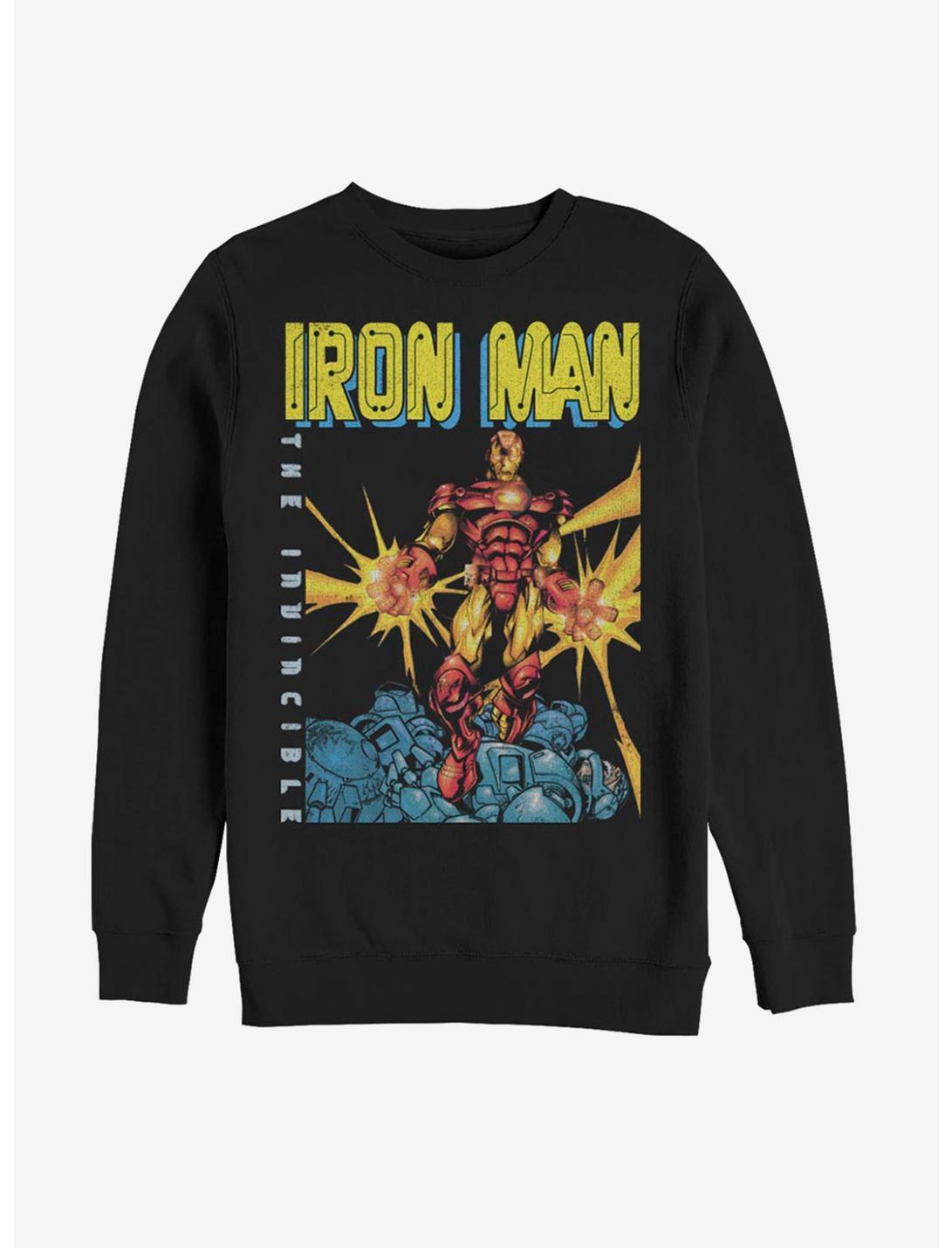 Marvel Iron Man The Invincible Sweatshirt, BLACK, hi-res