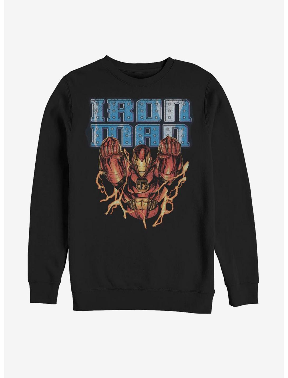 Marvel Iron Man Steel Power Sweatshirt, BLACK, hi-res