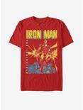 Marvel Iron Man The Invincible T-Shirt, RED, hi-res