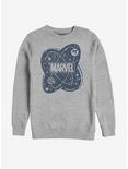 Marvel Atom Logo Sweatshirt, ATH HTR, hi-res