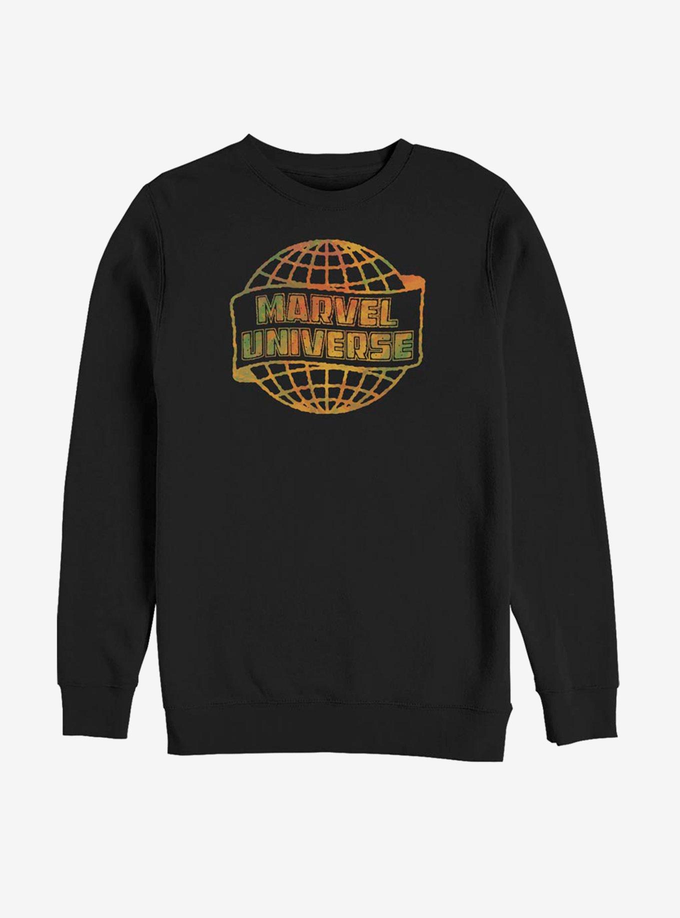 Marvel Universe Globe Logo Sweatshirt, BLACK, hi-res