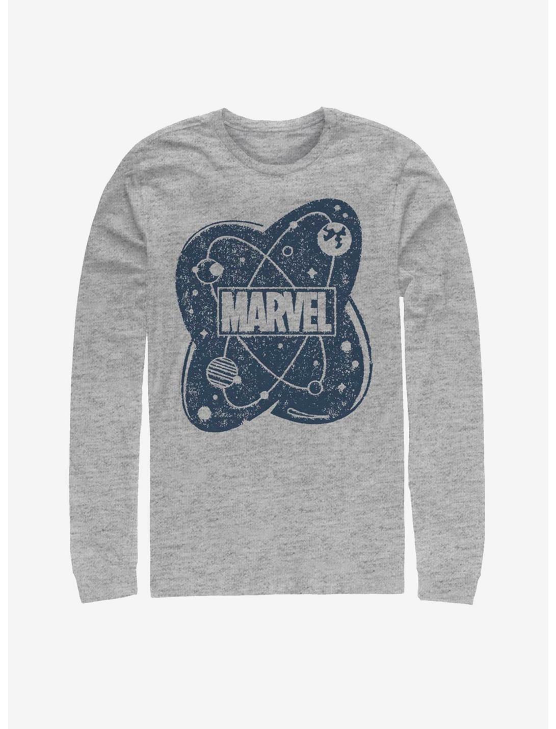 Marvel Atom Logo Long-Sleeve T-Shirt, ATH HTR, hi-res