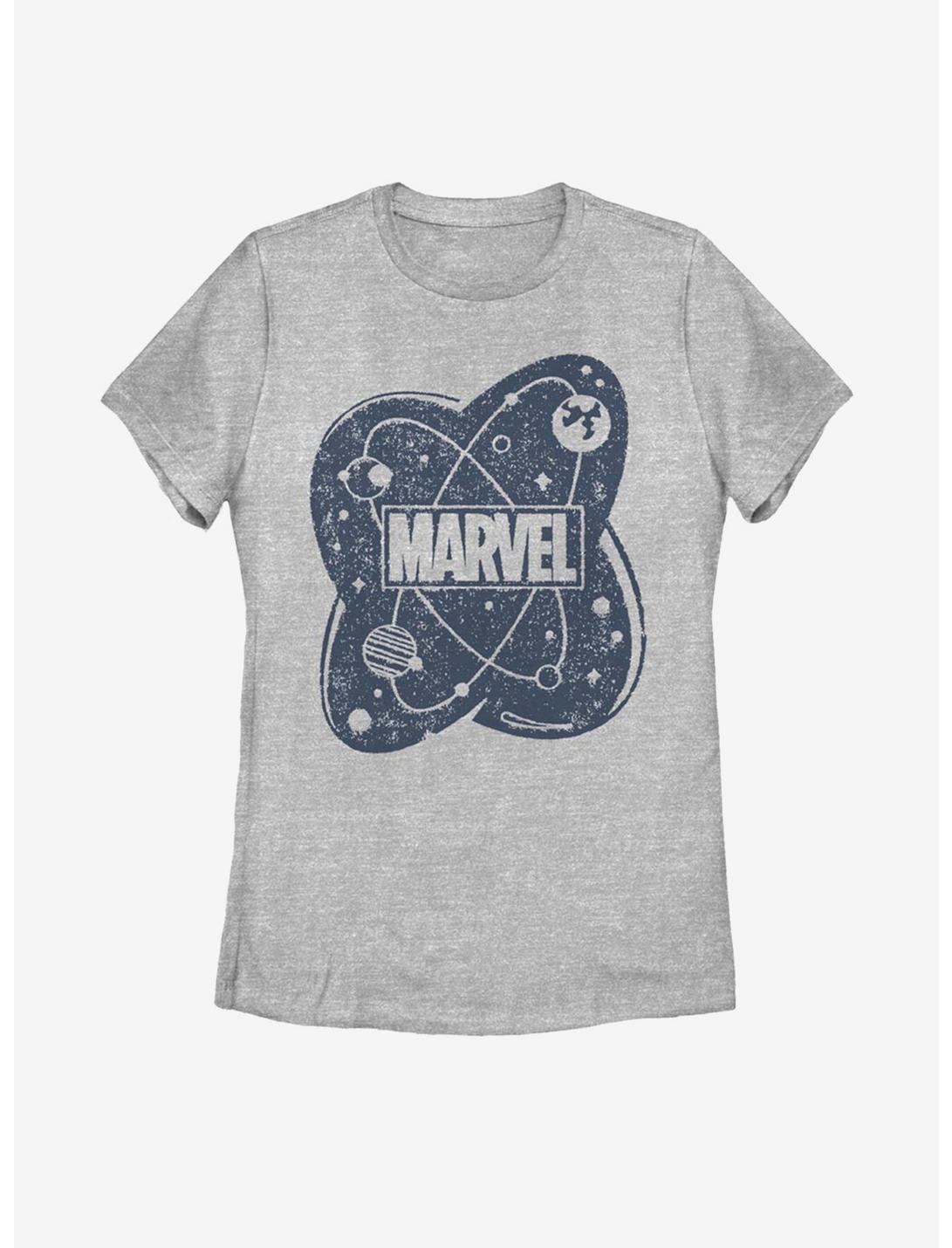 Marvel Atom Logo Womens T-Shirt, ATH HTR, hi-res