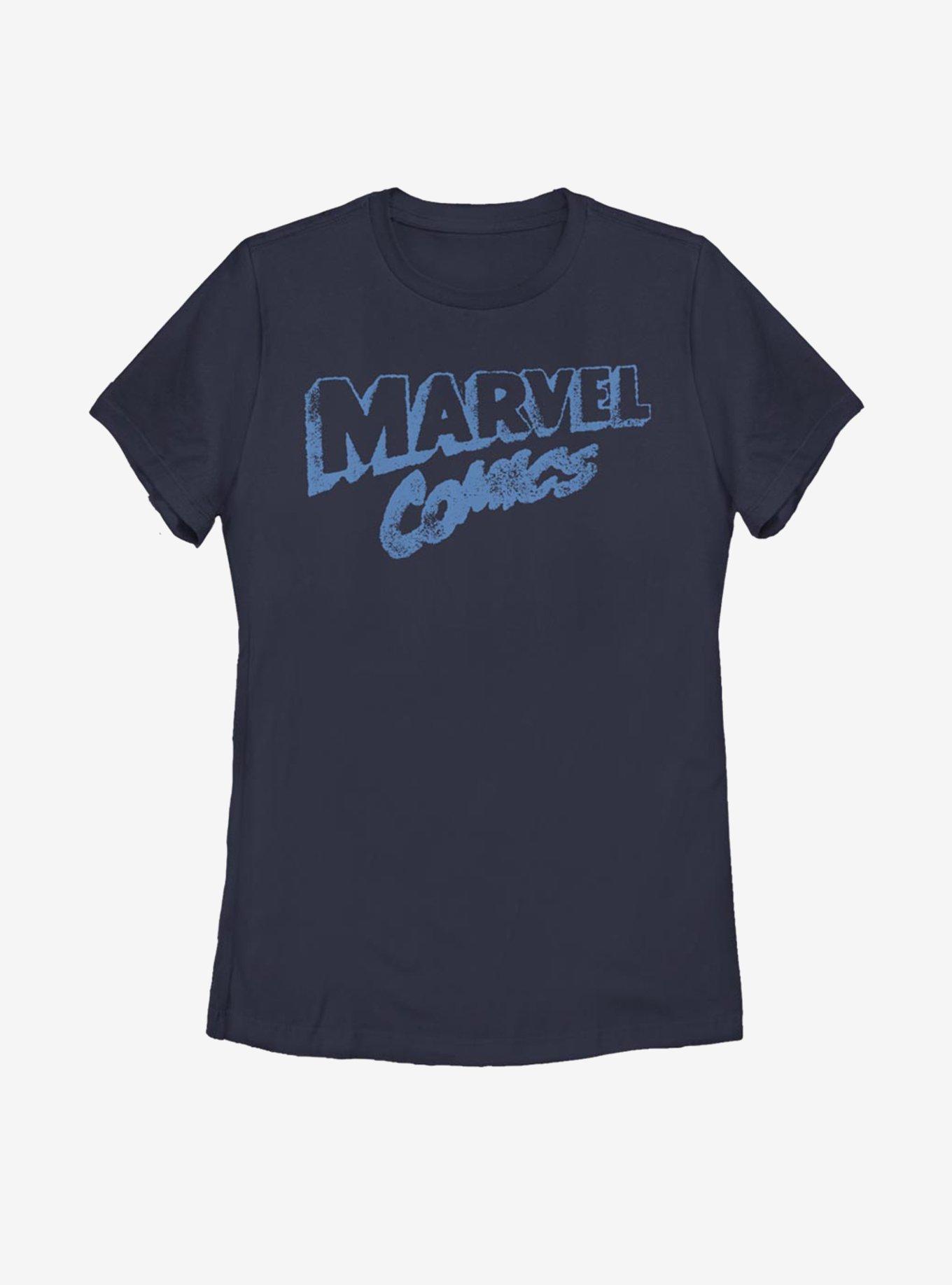 Marvel Distressed Logo Womens T-Shirt, , hi-res