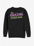 Marvel The Amazing Spider-Man Retro Logo Sweatshirt, BLACK, hi-res