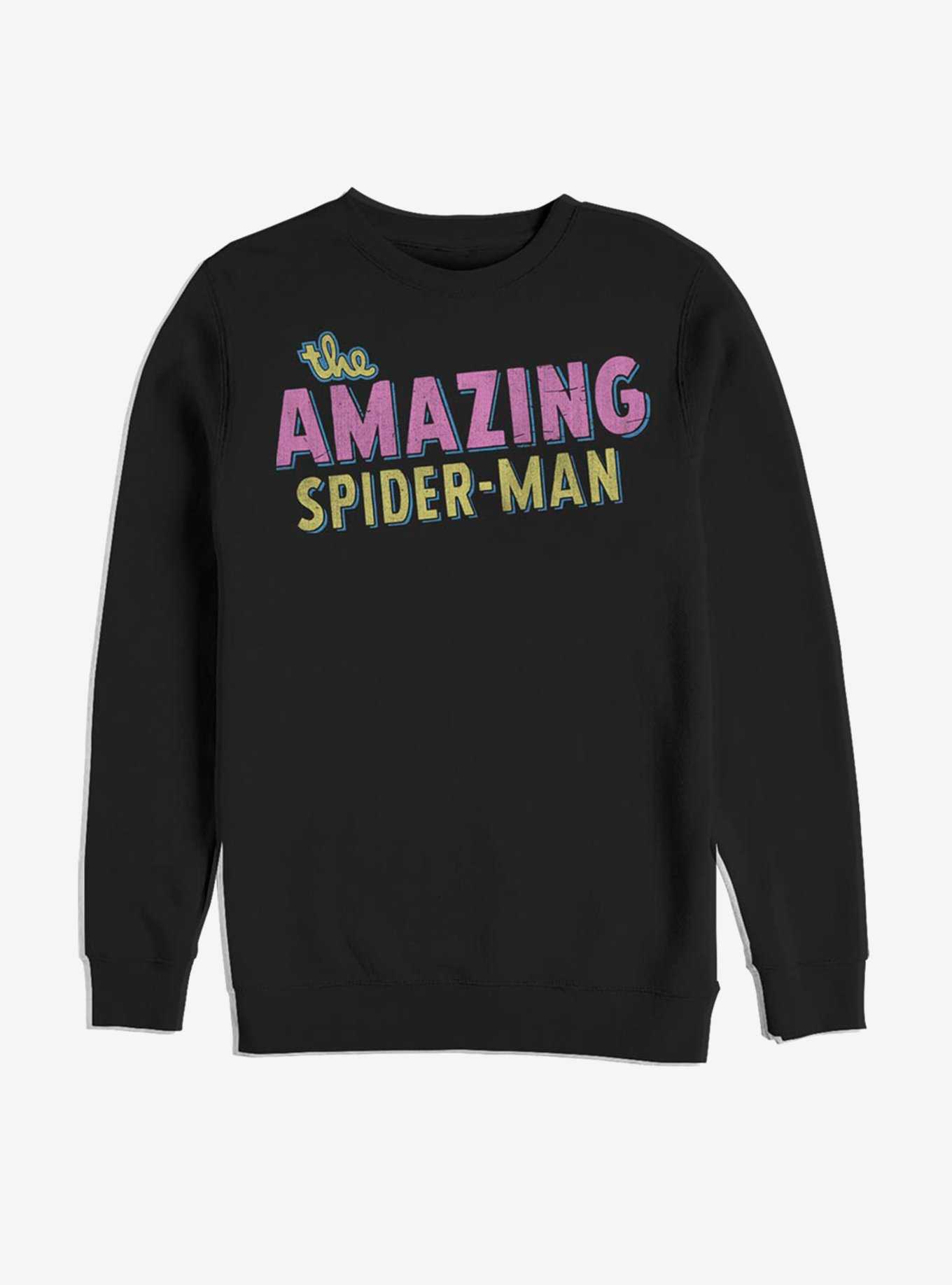 Marvel The Amazing Spider-Man Retro Logo Sweatshirt, , hi-res