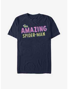 Marvel The Amazing Spider-Man Retro Logo T-Shirt, , hi-res
