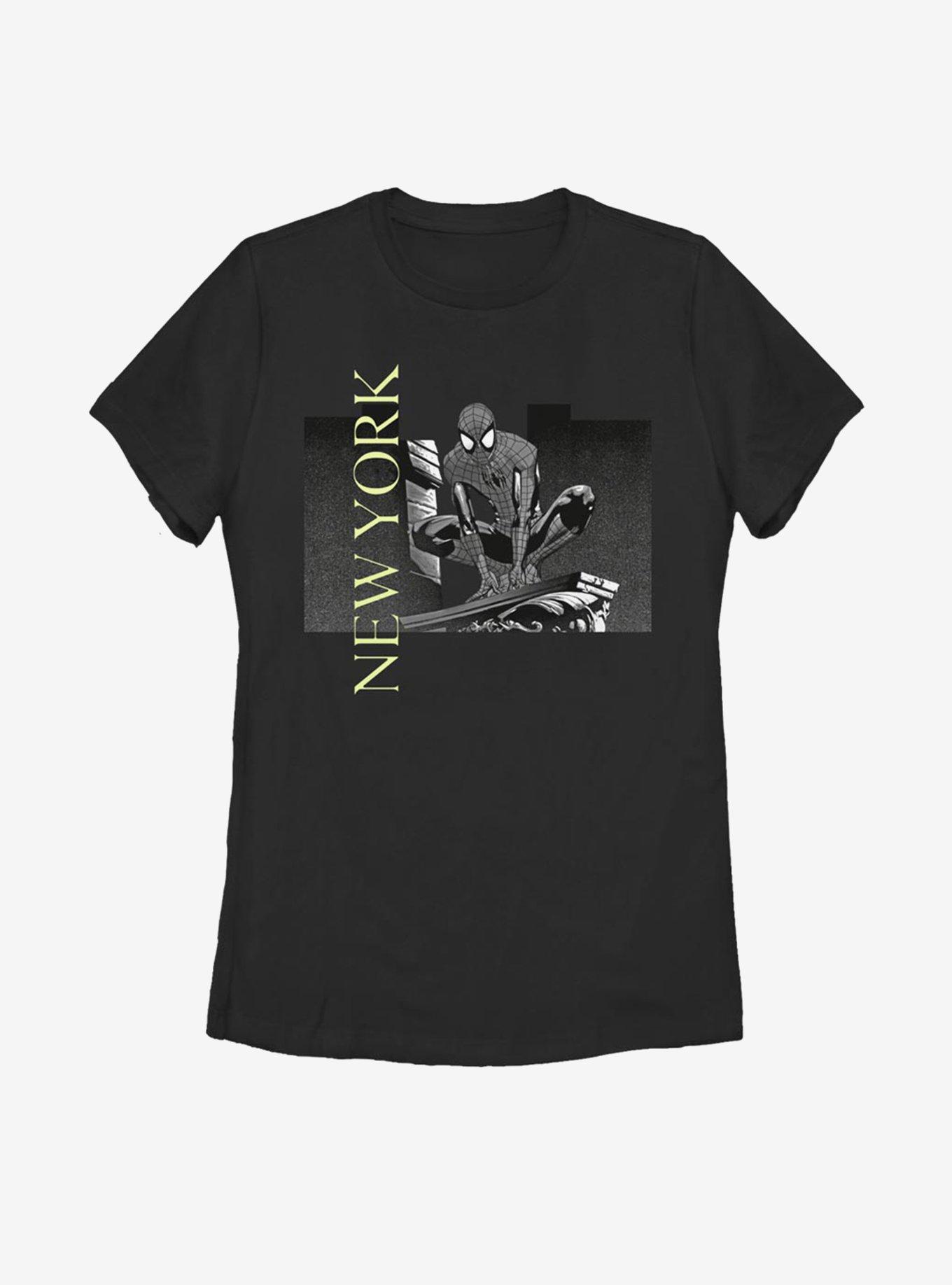 Marvel Spider-Man New York Night Womens T-Shirt, , hi-res