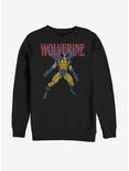 Marvel X-Men Wolverine Classic Nineties Sweatshirt, BLACK, hi-res