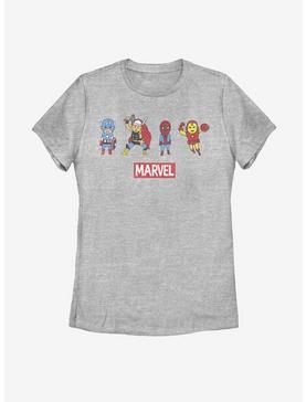 Marvel Avengers Pop Art Group Womens T-Shirt, , hi-res