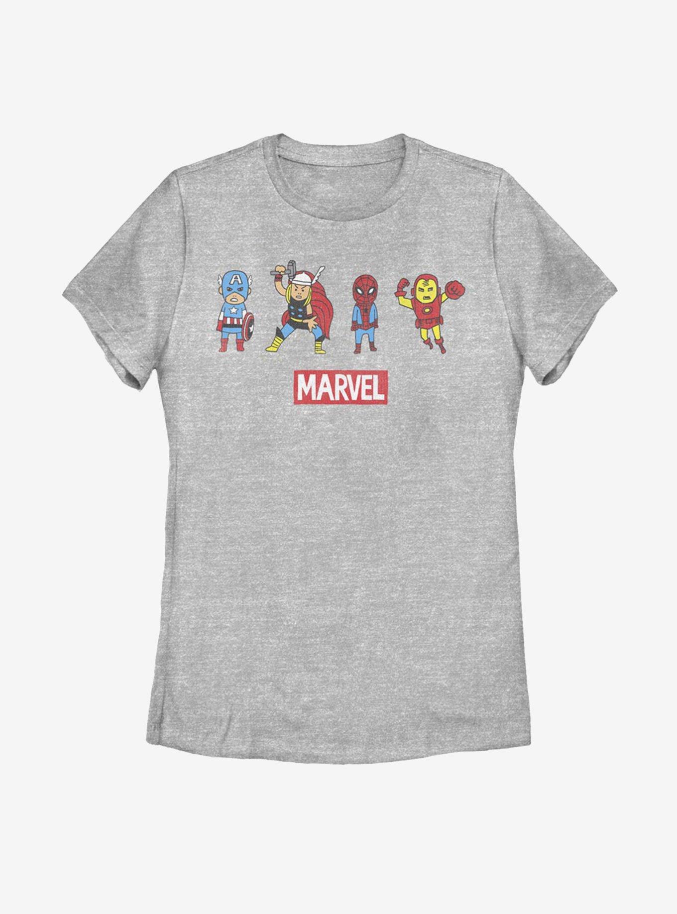 Marvel Avengers Pop Art Group Womens T-Shirt, , hi-res