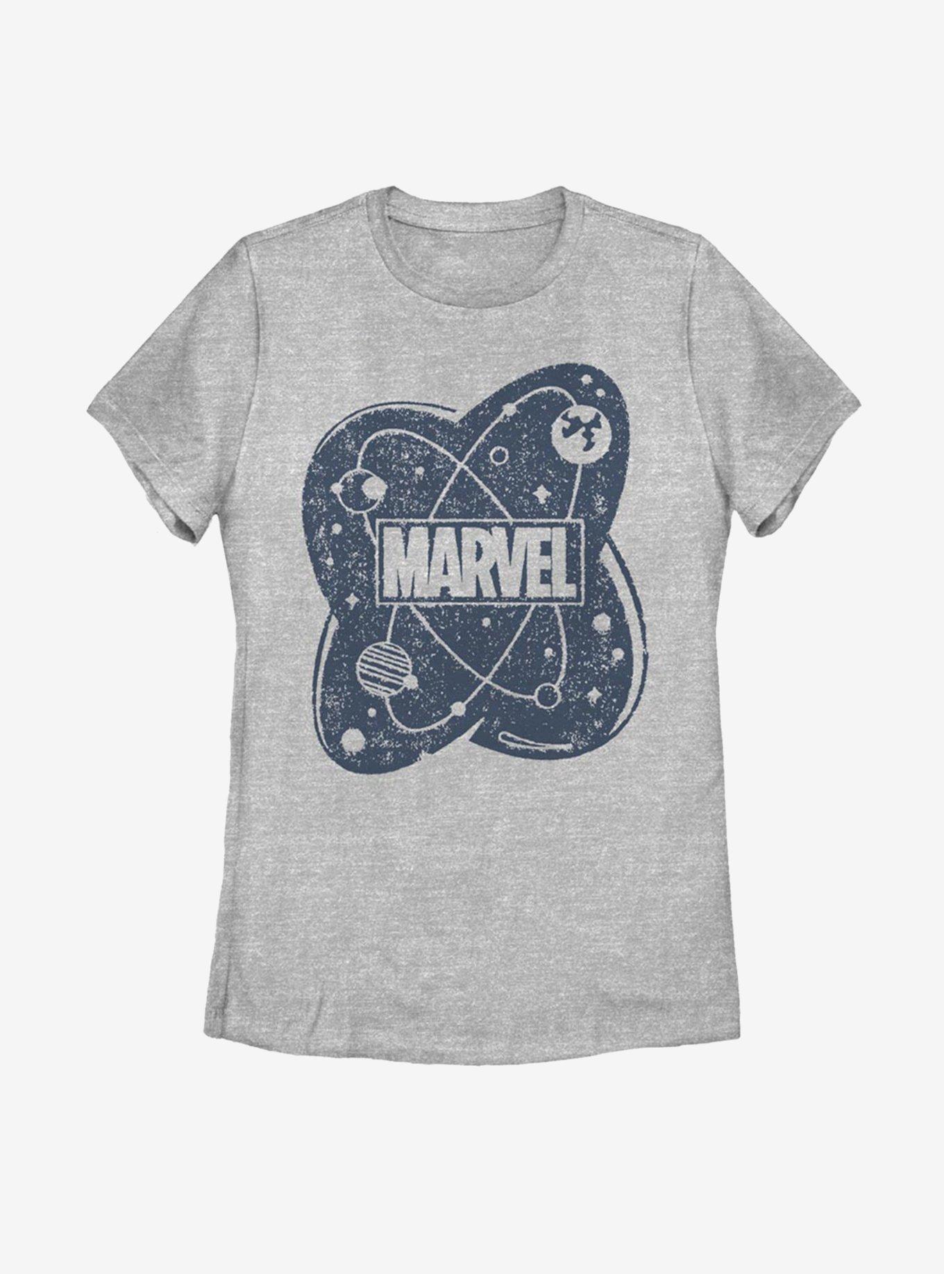 Marvel Atom Logo Womens T-Shirt, ATH HTR, hi-res