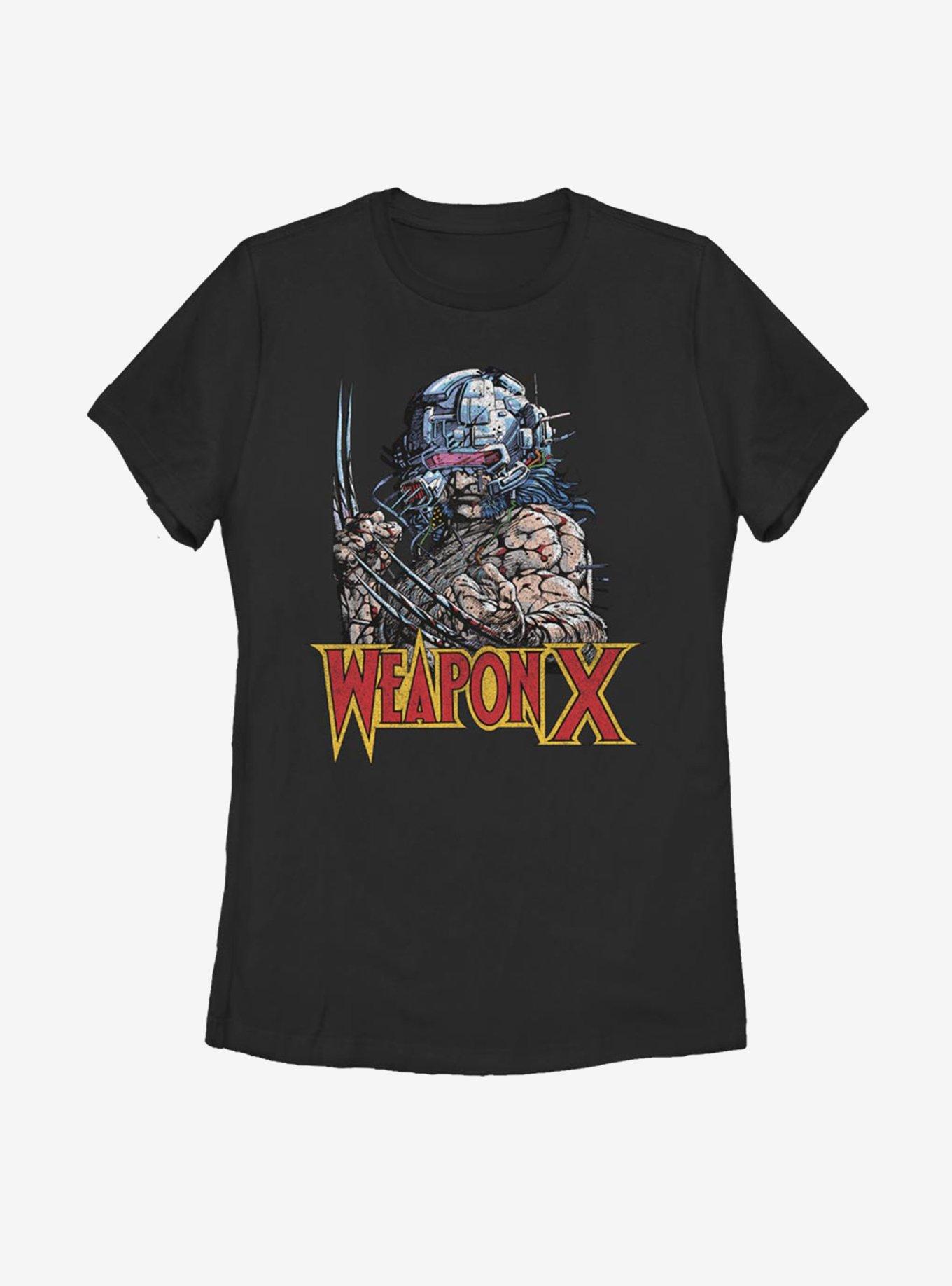 Marvel X-Men Wolverine Weapon X Womens T-Shirt, BLACK, hi-res