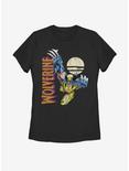 Marvel X-Men Wolverine Claws Out Womens T-Shirt, BLACK, hi-res