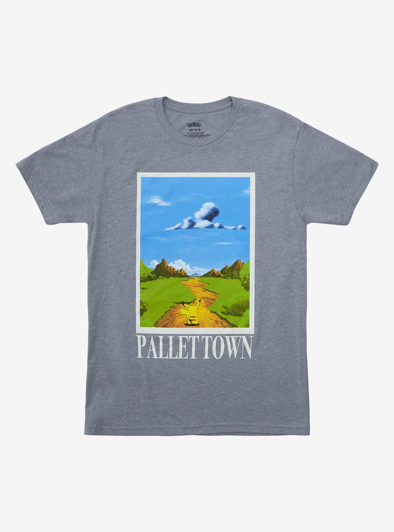 Pok&eacute;mon Pallet Town T-Shirt - BoxLunch Exclusive, GREY, hi-res