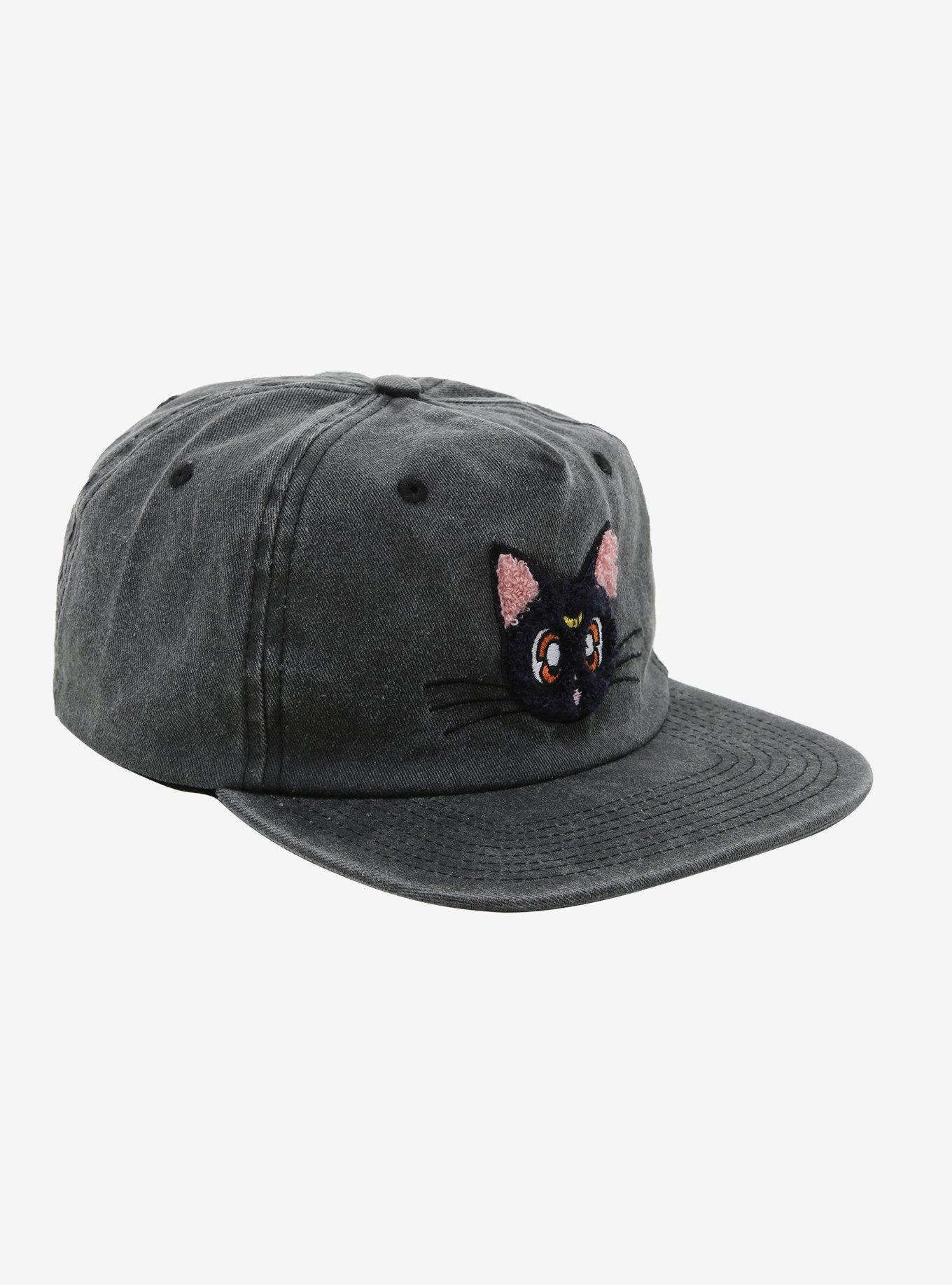 Sailor Moon Luna Chenille Denim Cap, , hi-res