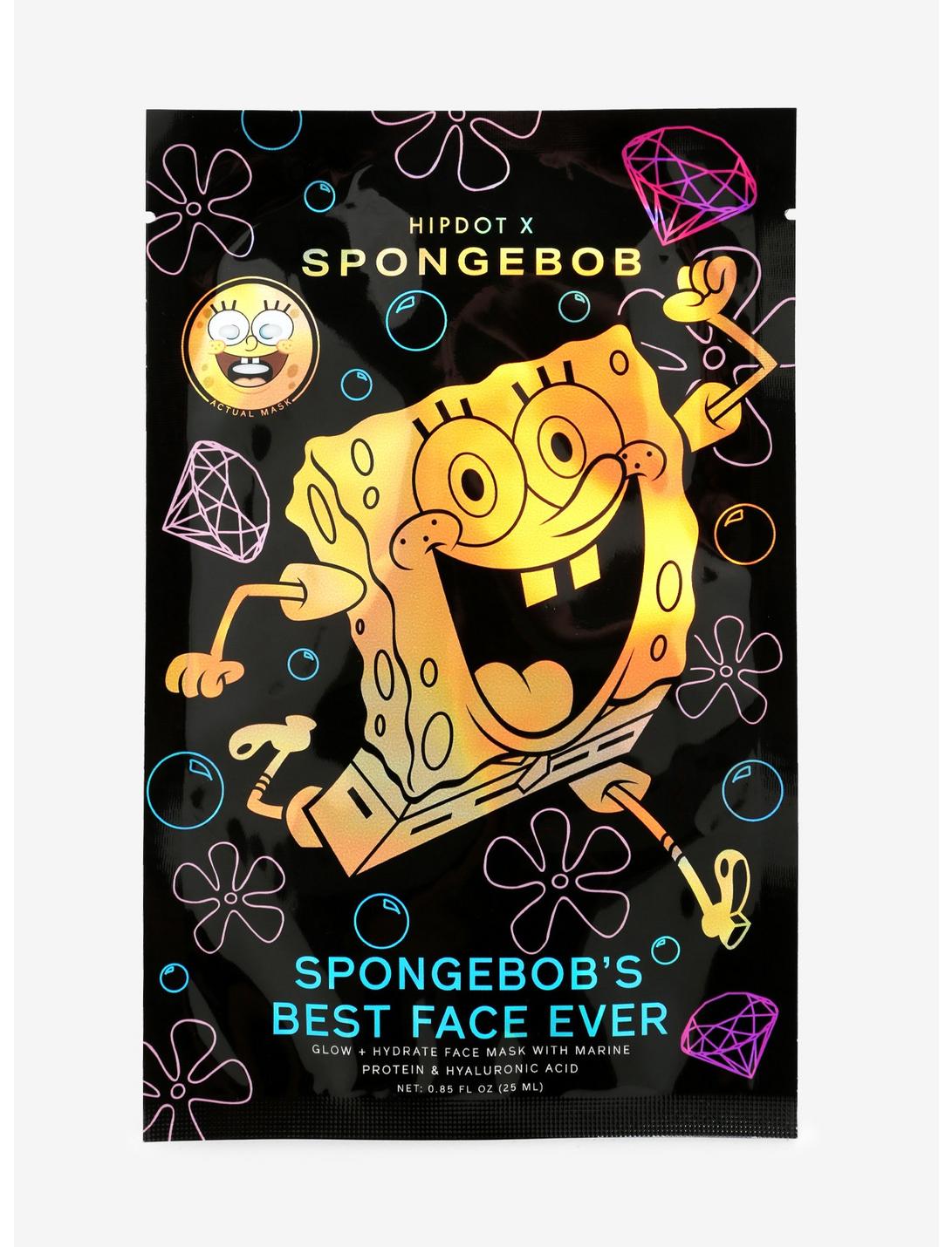 HipDot X SpongeBob SquarePants Best Face Ever Face Mask, , hi-res