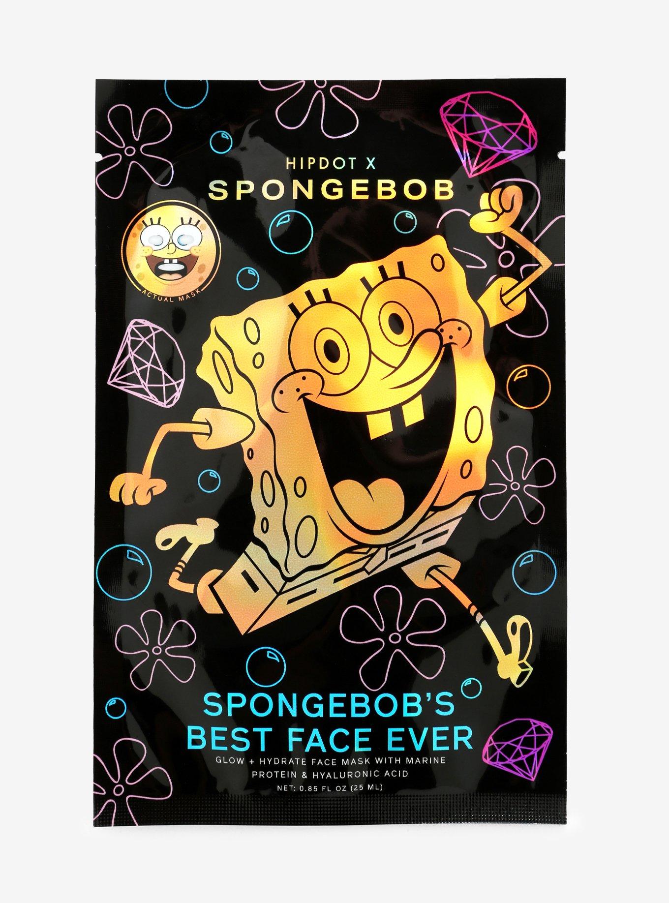 HipDot X SpongeBob SquarePants Best Face Ever Face Mask, , hi-res
