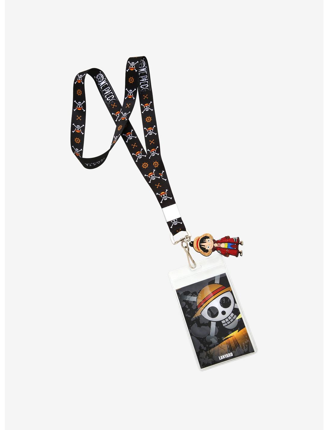 One Piece Monkey D. Luffy Lanyard - BoxLunch Exclusive, , hi-res