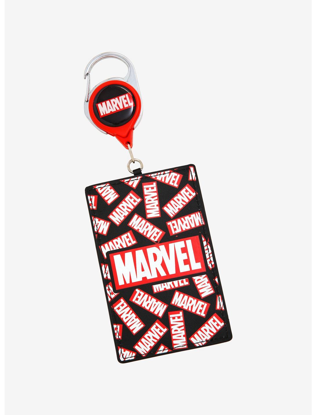 Marvel Logo Retractable Lanyard - BoxLunch Exclusive, , hi-res