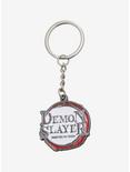 Demon Slayer: Kimetsu No Yaiba Logo Enamel Keychain, , hi-res