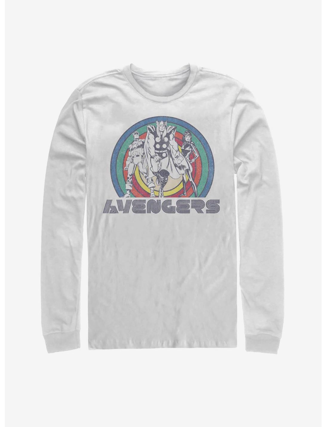 Marvel Avengers Trifecta Long-Sleeve T-Shirt, WHITE, hi-res