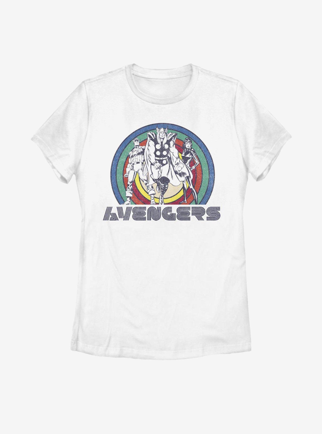 Marvel Avengers Trifecta Womens T-Shirt, WHITE, hi-res