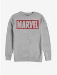 Marvel Brick Logo Classic Sweatshirt, ATH HTR, hi-res