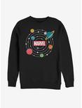 Marvel Solar System Logo Sweatshirt, BLACK, hi-res