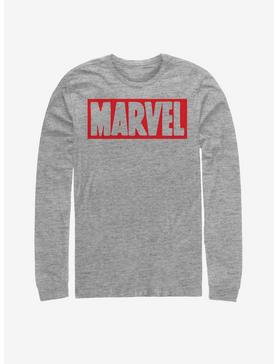 Marvel Brick Logo Classic Long-Sleeve T-Shirt, , hi-res