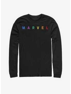 Marvel Bold Color Logo Long-Sleeve T-Shirt, , hi-res
