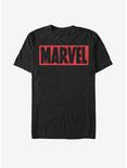 Marvel Brick Logo Classic T-Shirt, BLACK, hi-res