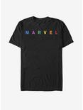 Marvel Bold Color Logo T-Shirt, BLACK, hi-res