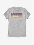 Marvel Flame Logo Womens T-Shirt, ATH HTR, hi-res