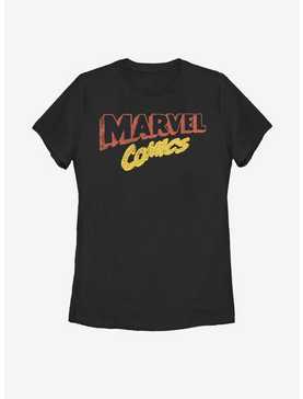 Marvel Retro Fuzzy Logo Womens T-Shirt, , hi-res