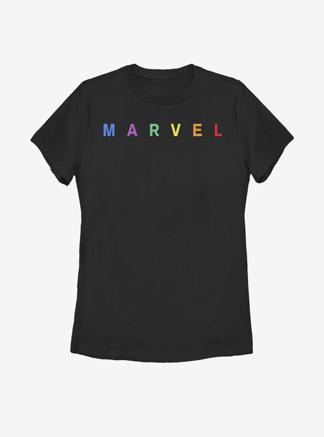 Marvel Bold Color Logo Womens T-Shirt, , hi-res