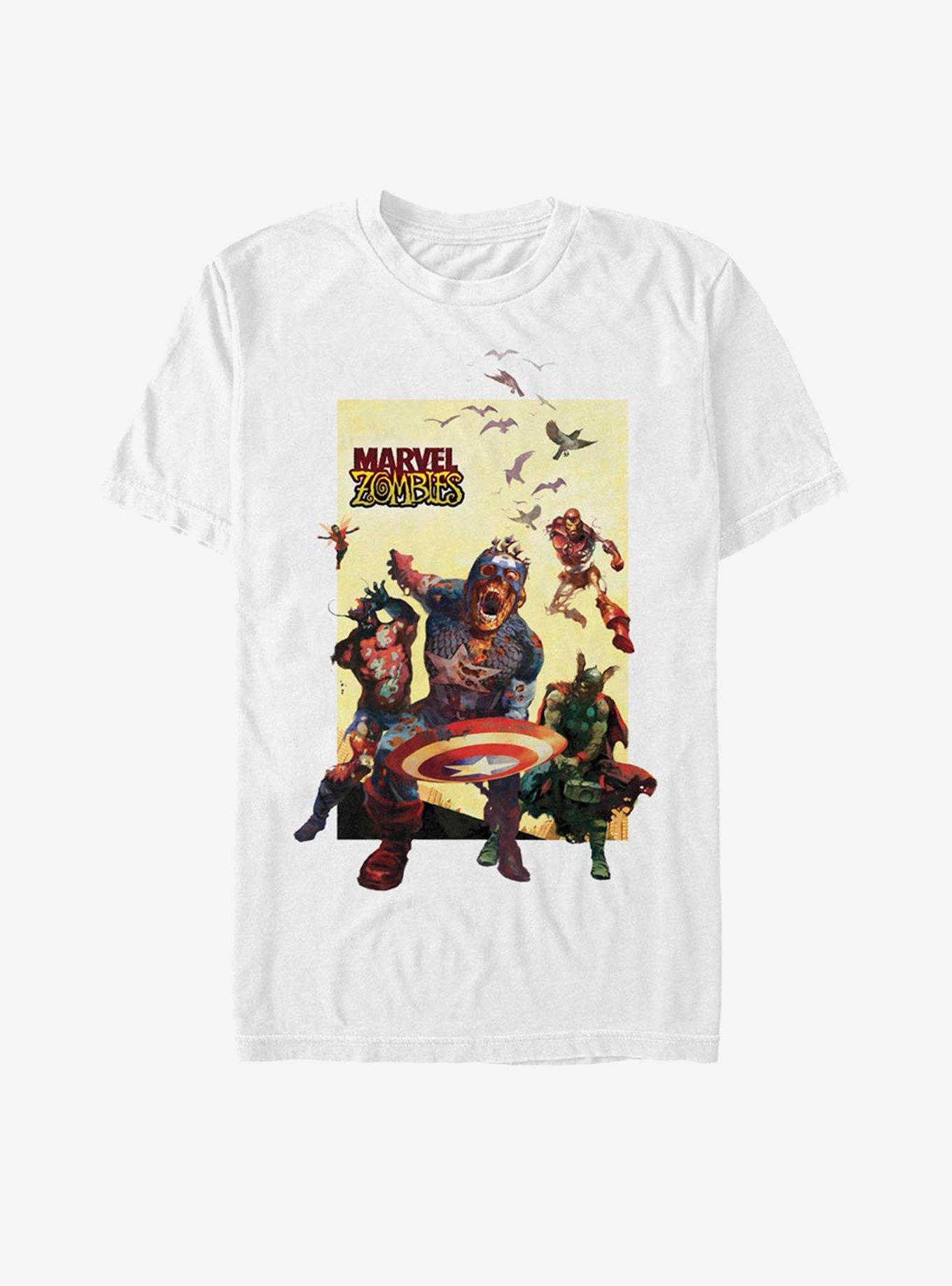 Marvel Zombies Action Panel T-Shirt, , hi-res