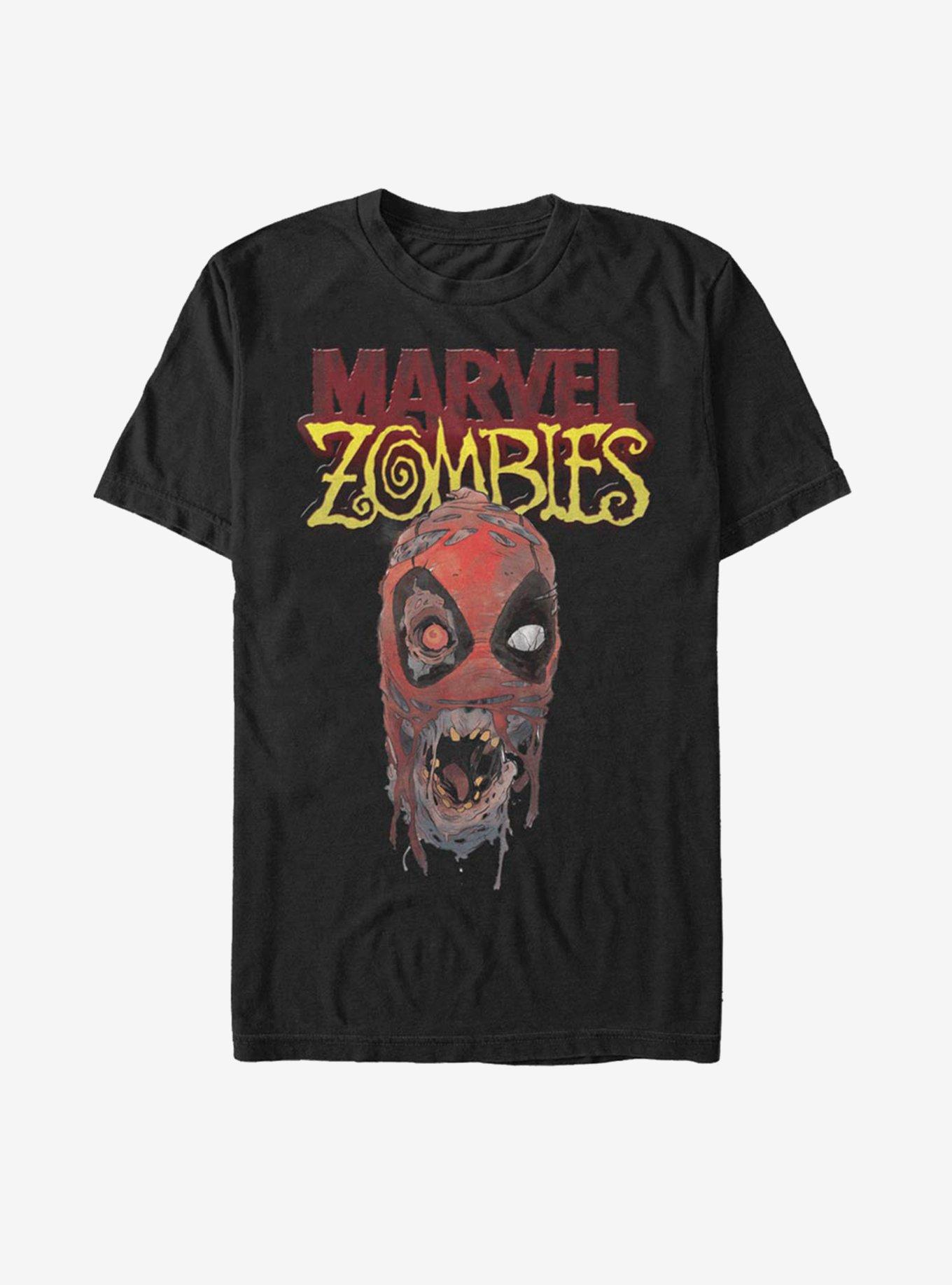 Marvel Zombies Head Of Deadpool T-Shirt, , hi-res