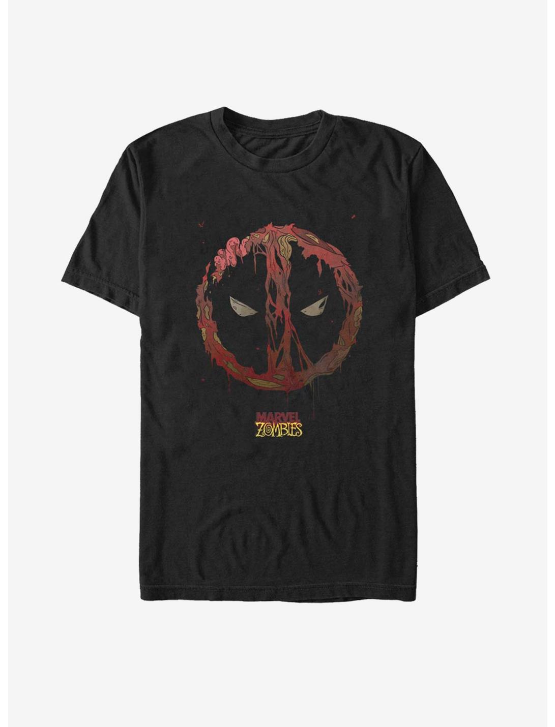 Marvel Zombies Undead Deadpool Icon T-Shirt, BLACK, hi-res