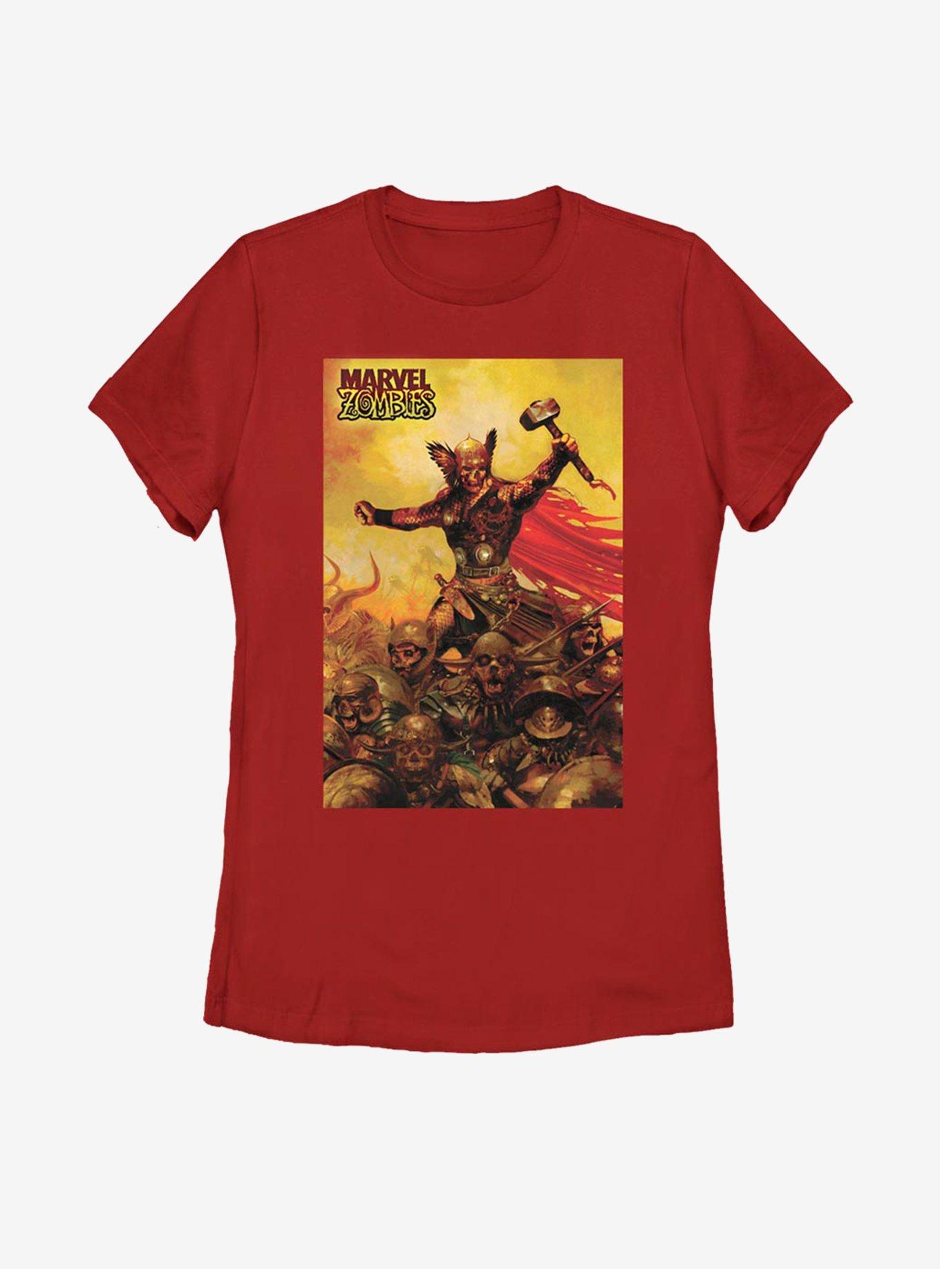 Marvel Zombies Thor God Of Zombies Womens T-Shirt, , hi-res
