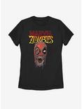 Marvel Zombies Head Of Deadpool Womens T-Shirt, BLACK, hi-res